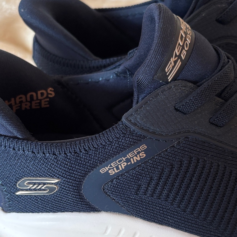 BOBS from Skechers Navy Blue Sneakers NWOT - Picture 2 of 6